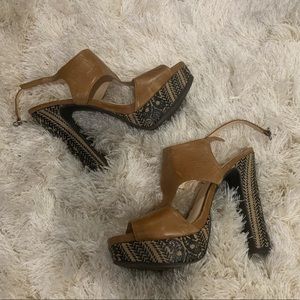 Leather Jessica Simpson Heels